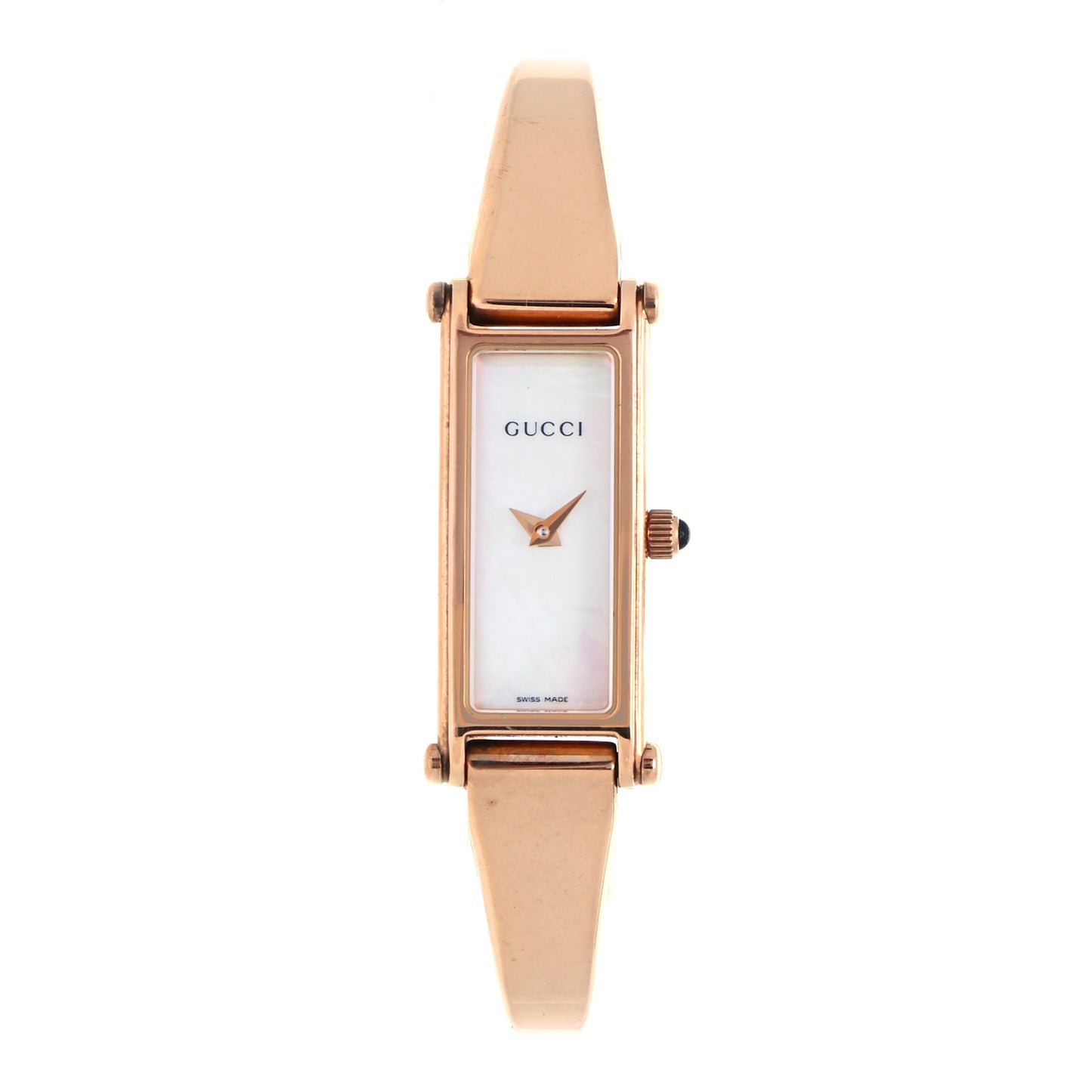 Stainless Steel Mother of Pearl 12mm 1500L Horsebit Quartz Watch