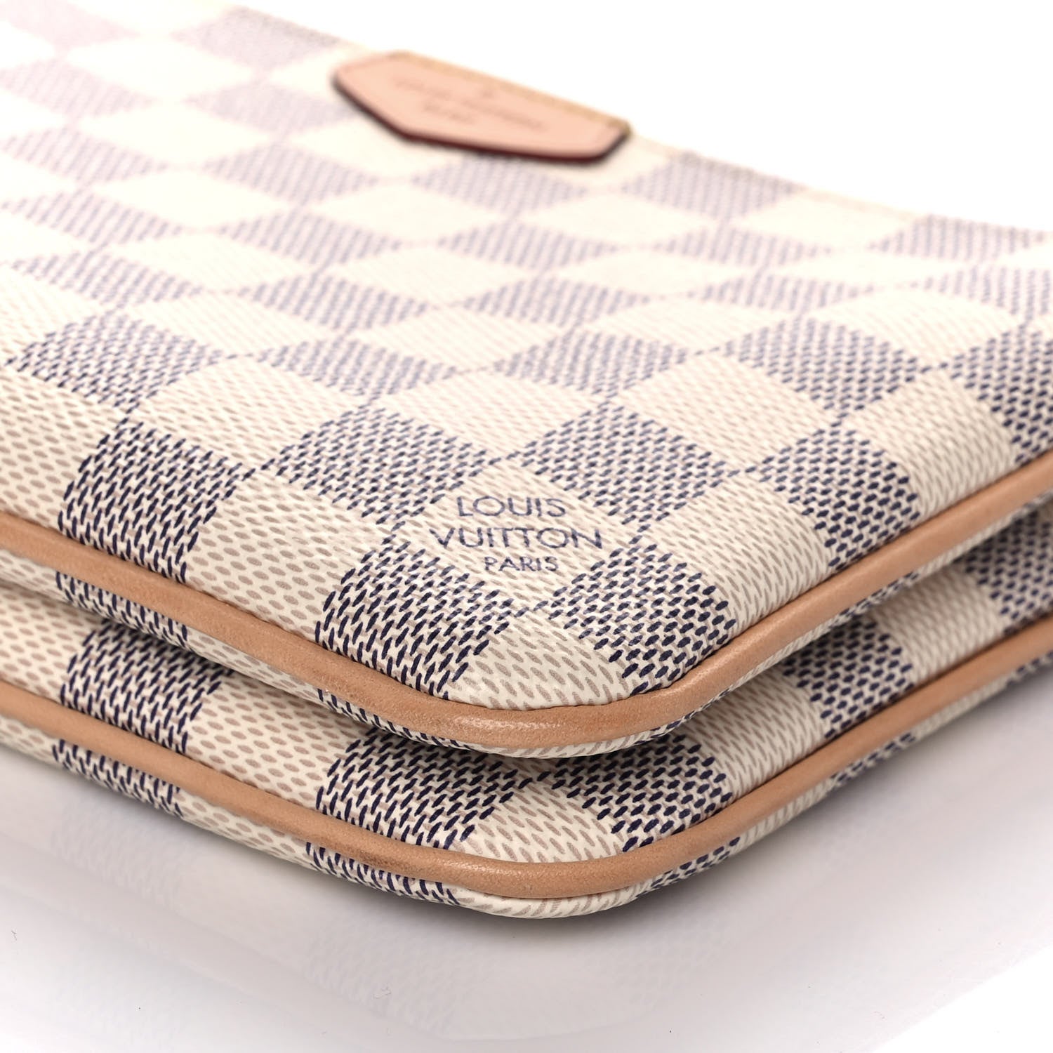 Louis Vuitton Damier Azur Double Zip Pochette 8 of 9