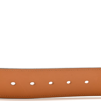 Hermes Taurillon Clemence Etriviere Belt 85 34 Orange 6 of 8