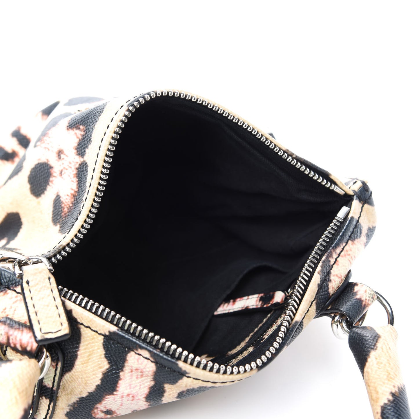 Calfskin Jaguar Print Small Pandora Multicolor