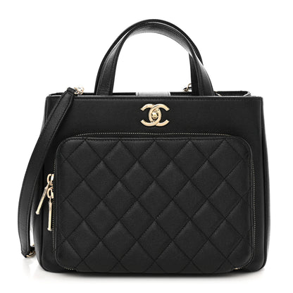 Chanel Caviar Quilted Small Business Affinity Shopping Bag Black 1 of 11