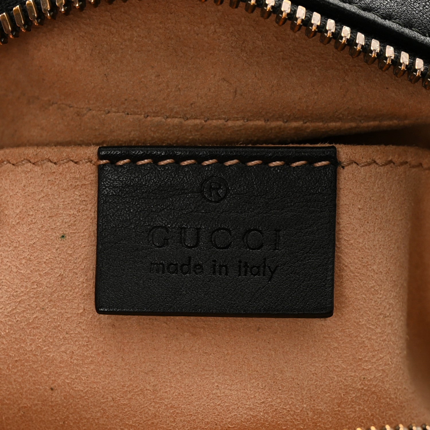 Gucci Calfskin Matelasse Small GG Marmont Chain Shoulder Bag Black 6 of 12