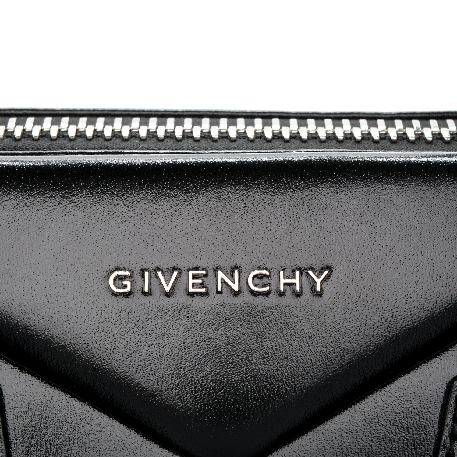 Givenchy Shiny Lord Calfskin Medium Antigona Black 6 of 7