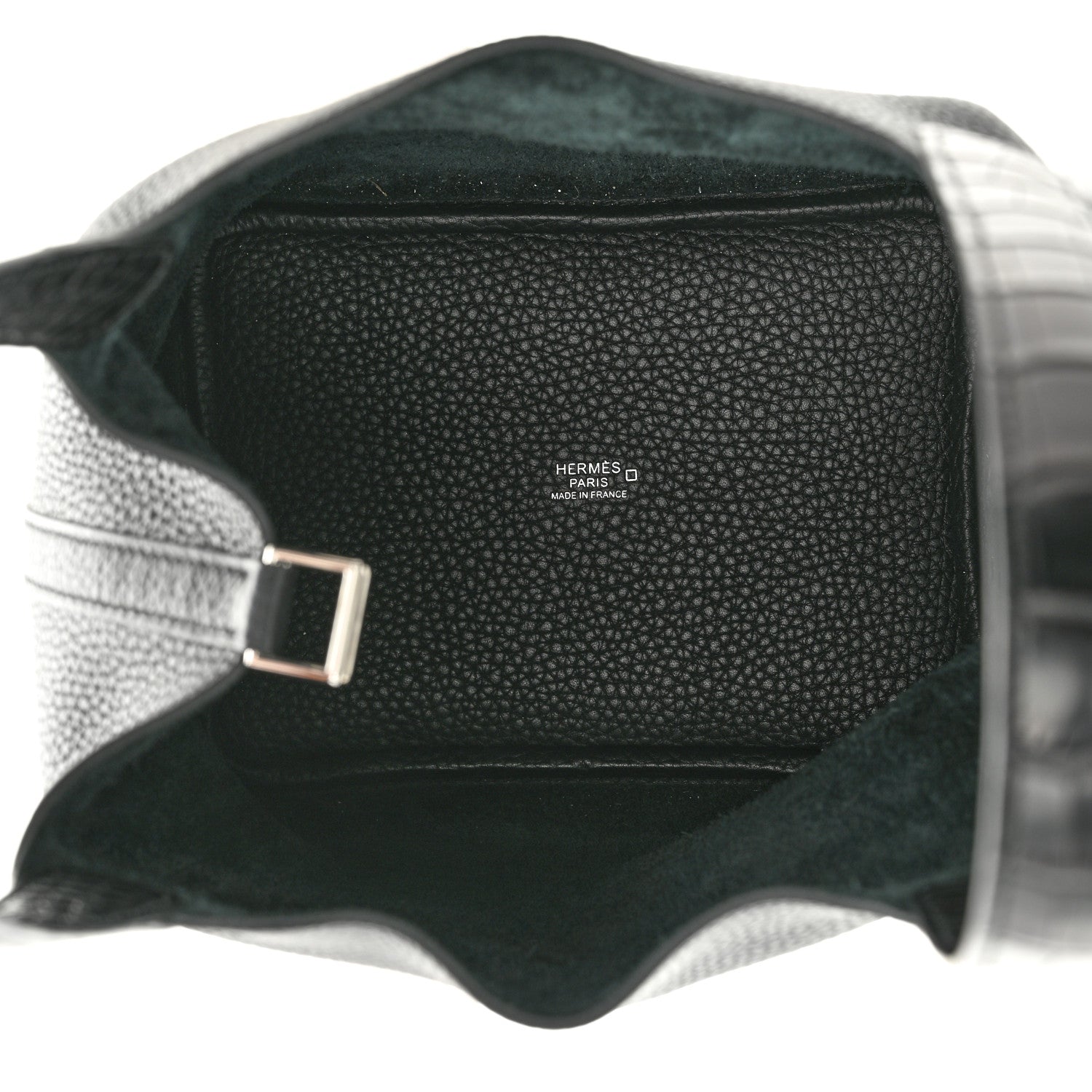 Hermes Taurillon Clemence Matte Alligator Picotin Lock Touch 18 PM Black 5 of 11