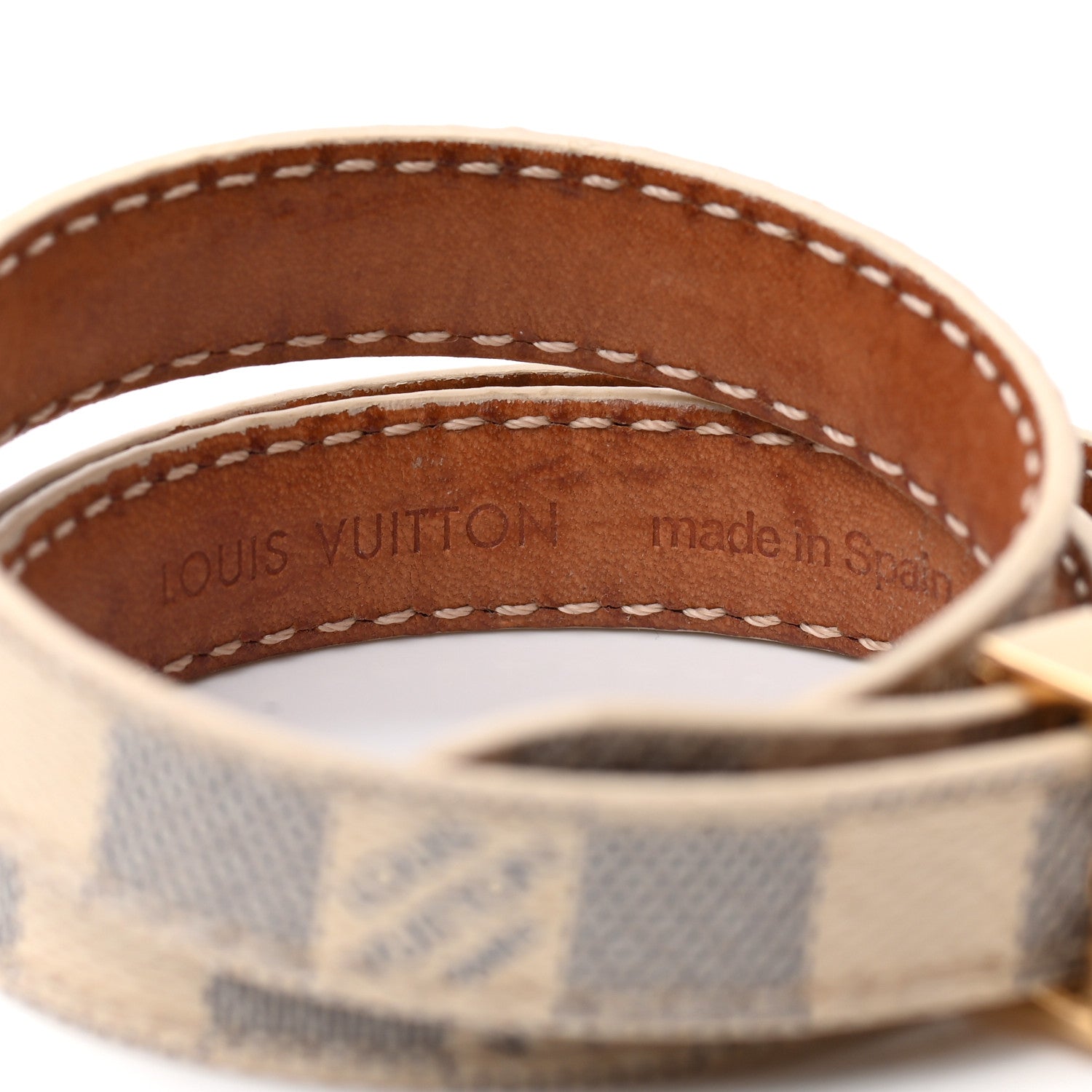 Louis Vuitton Damier Azur Box It Bracelet 17 4 of 5