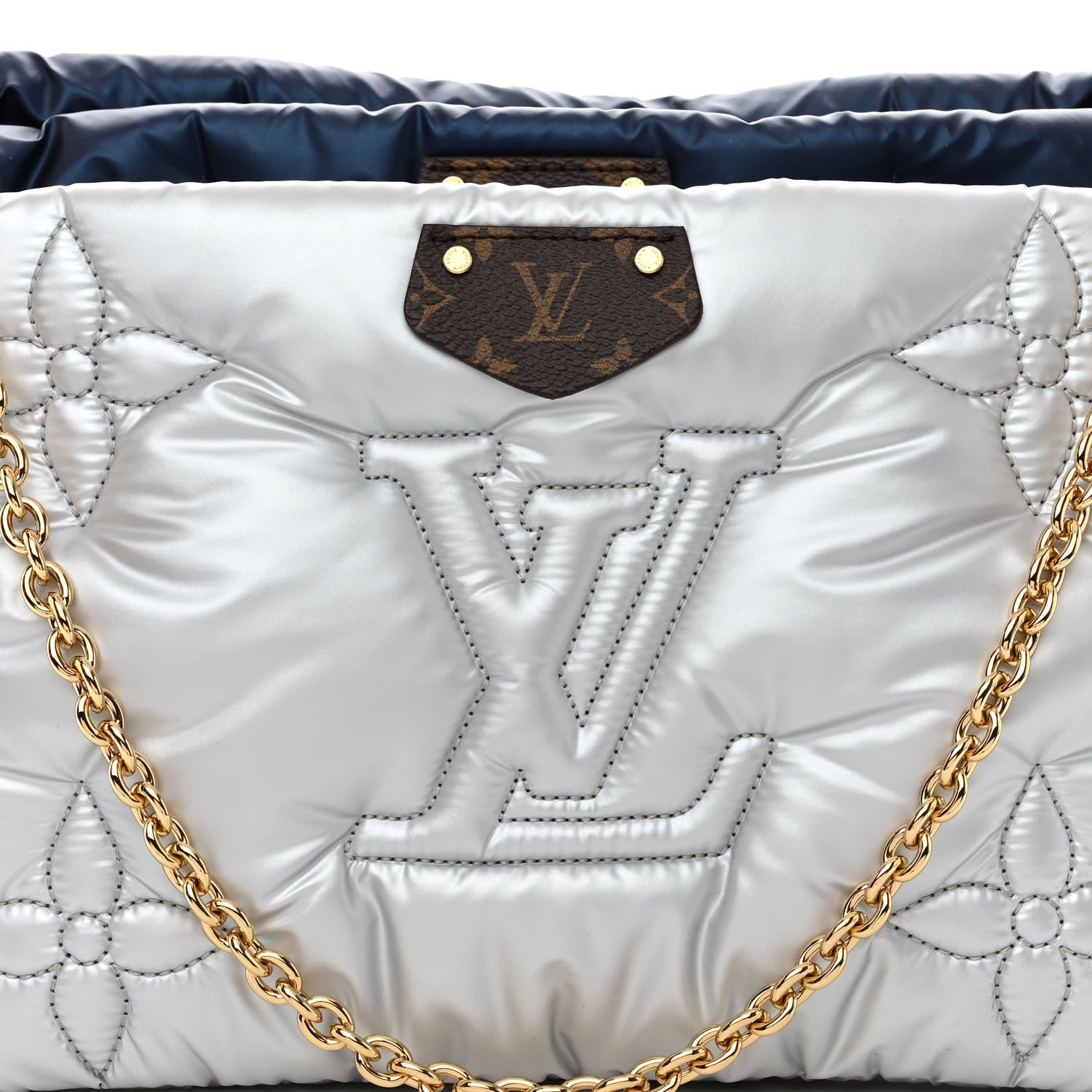 Louis Vuitton Econyl Monogram Pillow Maxi Multi Pochette Accessories Navy Silver 9 of 11