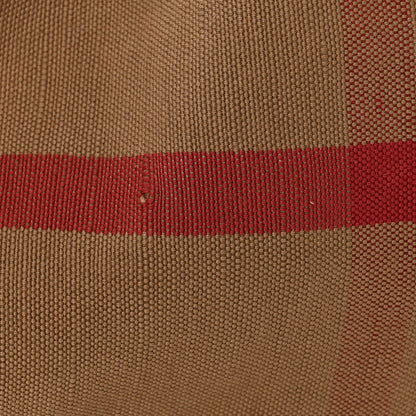 Burberry Canvas Mega Check Medium Ashby Hobo Saddle Brown 10 of 10