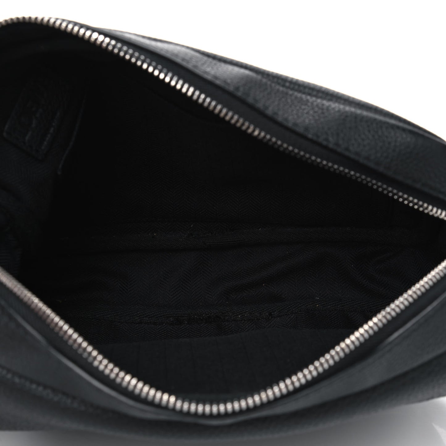 Soft Grained Calfskin XS Military Messenger Bag Black
