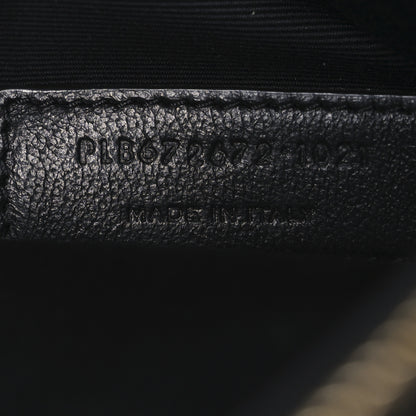 Saint Laurent Lambskin Quilted Round Le Maillon Round Tassel Chain Crossbody Bag Black 7 of 11