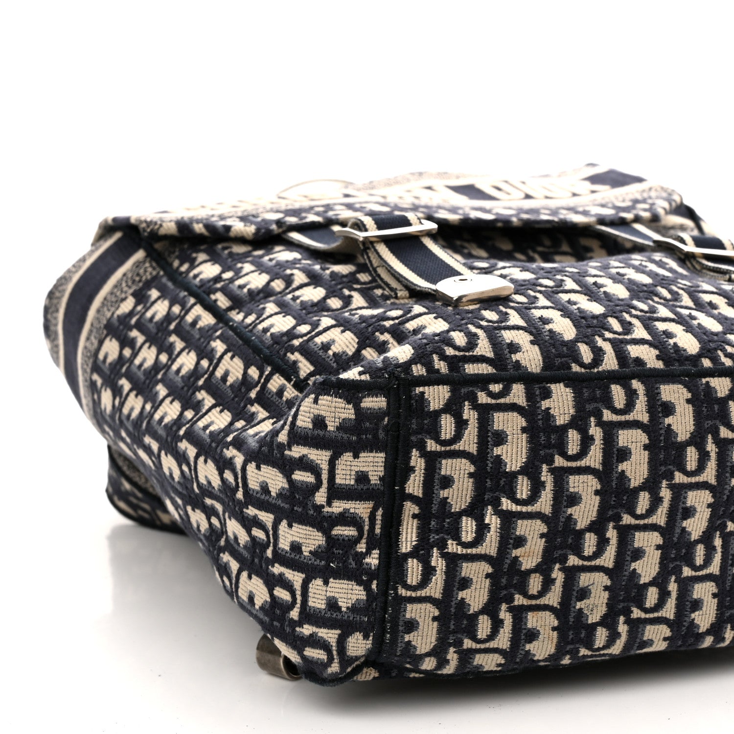 Christian Dior Oblique Backpack Blue White 10 of 11