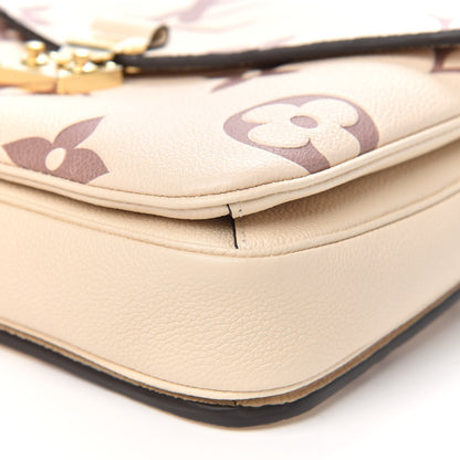 Louis Vuitton Empreinte Monogram Giant Pochette Metis Creme Bois De Rose 8 of 9