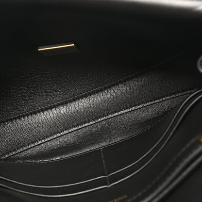 Balenciaga Smooth Calfskin Small Bel Air Clutch On Strap Black Black 5 of 9