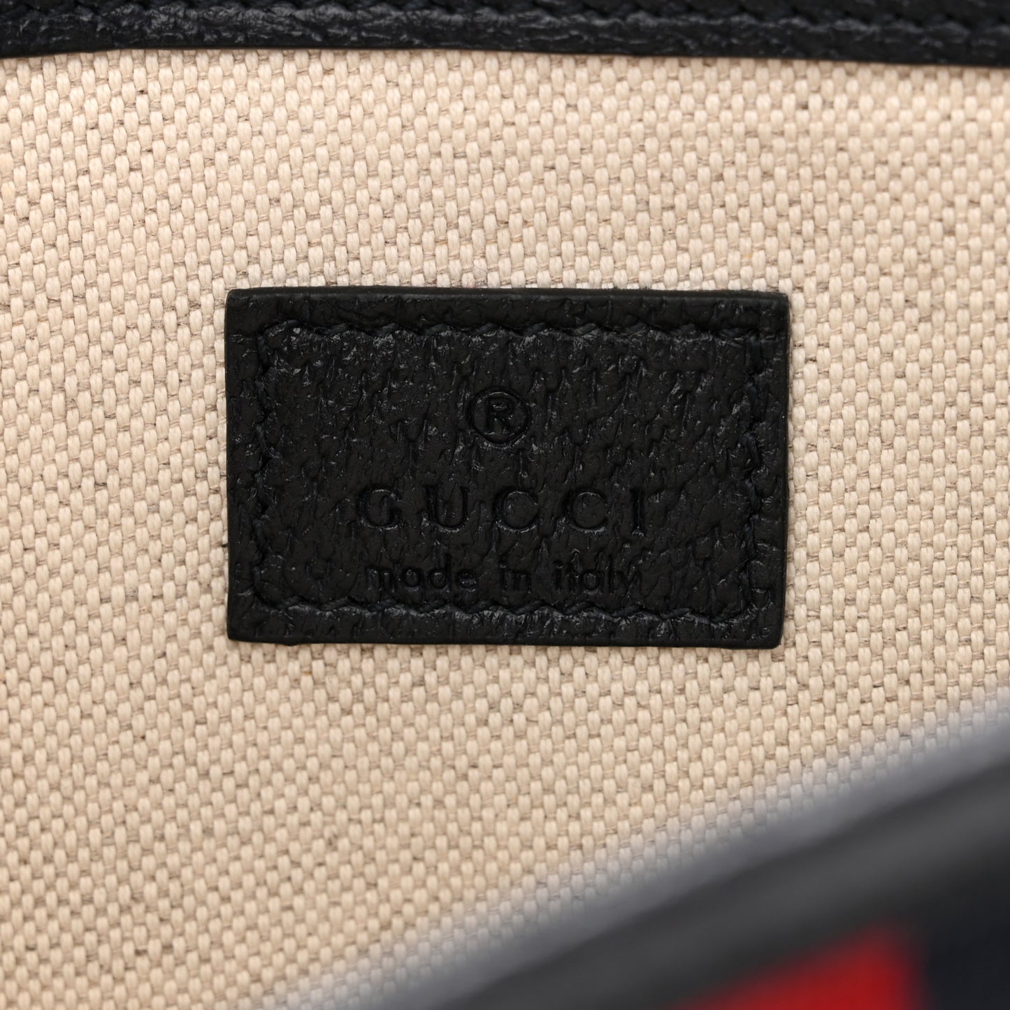 GG Supreme Monogram Web Small Ophidia Belt Bag  90 36 Beige Navy