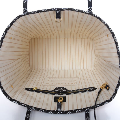 Louis Vuitton Monogram Giant Jungle Neverfull MM Ivory 6 of 10