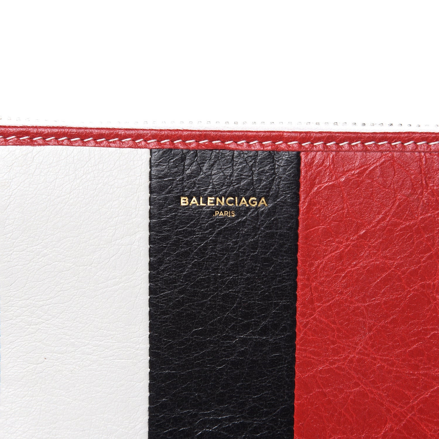 Balenciaga Agneau Arena Multicolore Bazar Continental Zip Around Wallet Grey White Black Red Blue 8 of 10