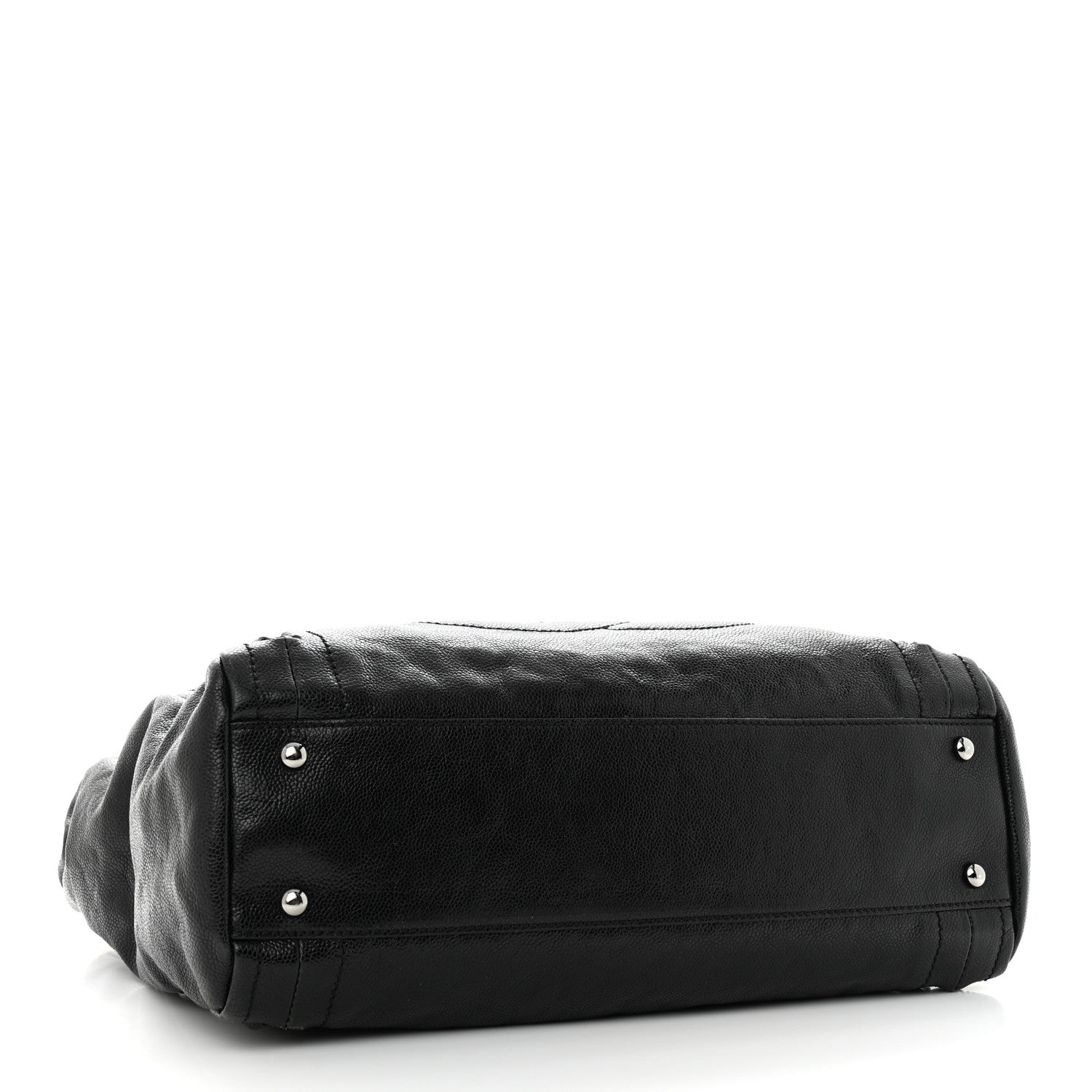 Chanel Glazed Calfskin Modern Chain Tote Black 4 of 12