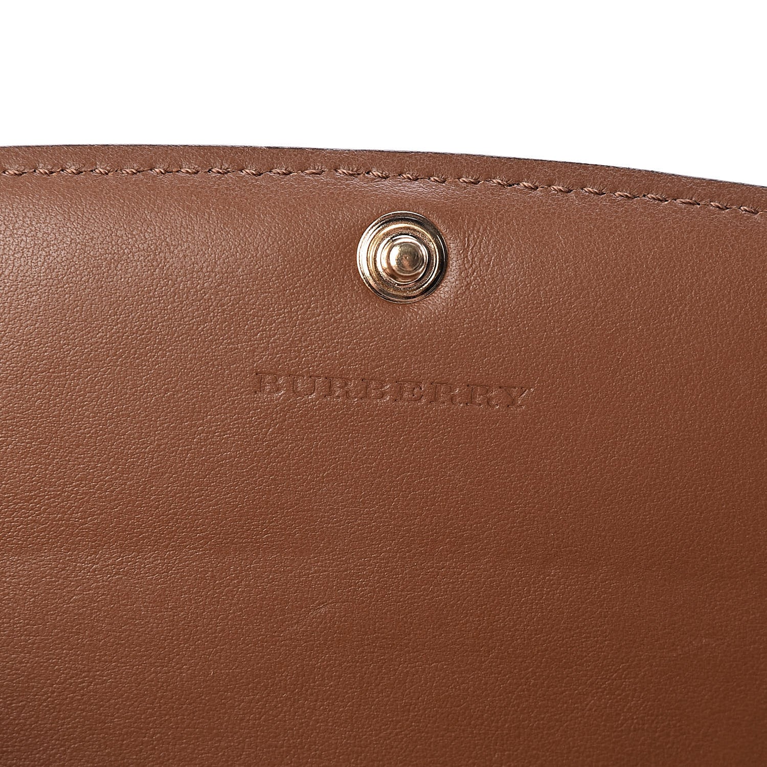 Burberry Haymarket Check Halton Wallet Tan 6 of 7