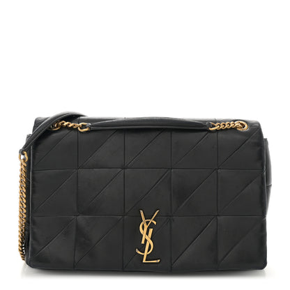 Saint Laurent Lambskin Patchwork Monogram Large Jamie Black 1 of 13