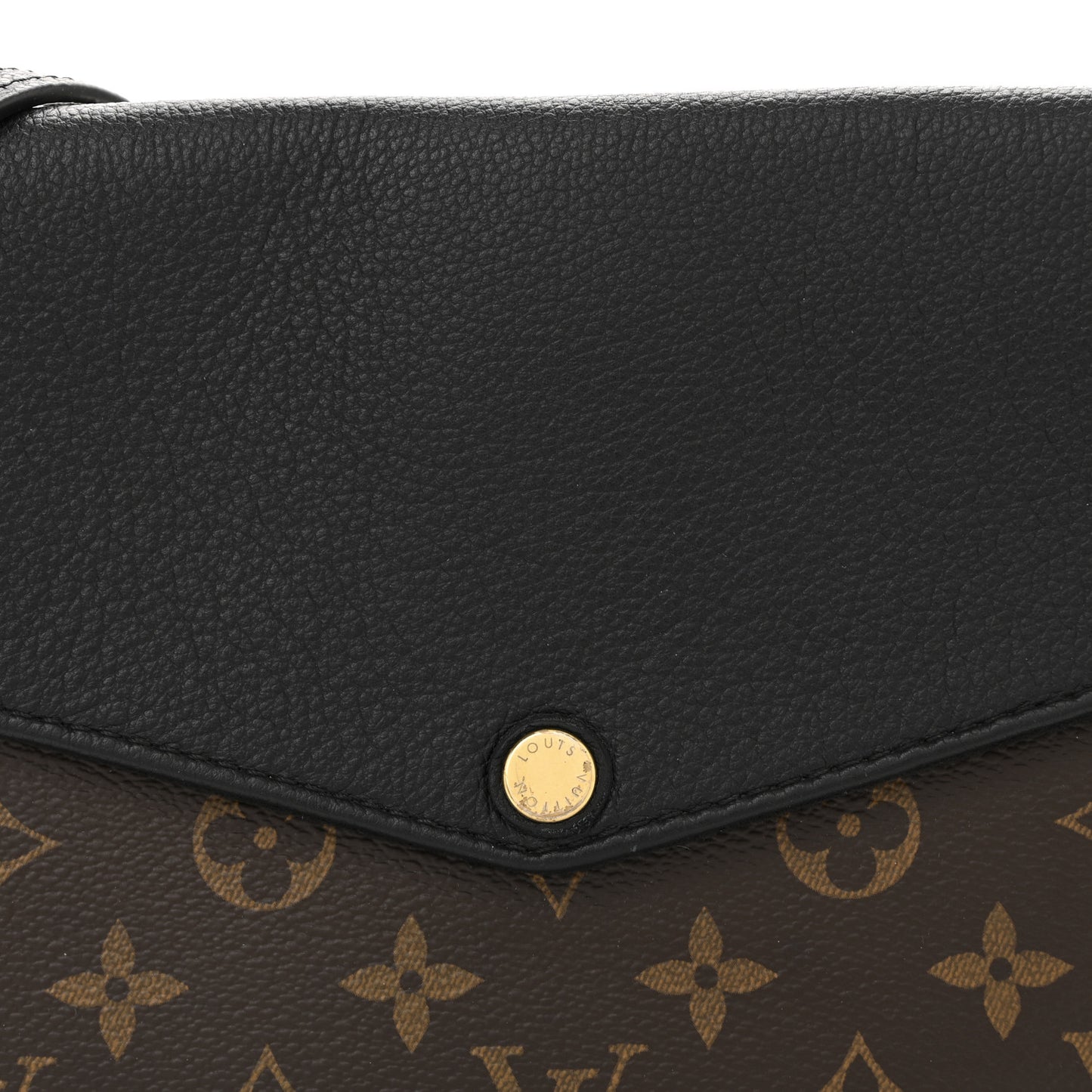 Monogram Twice Pochette Black