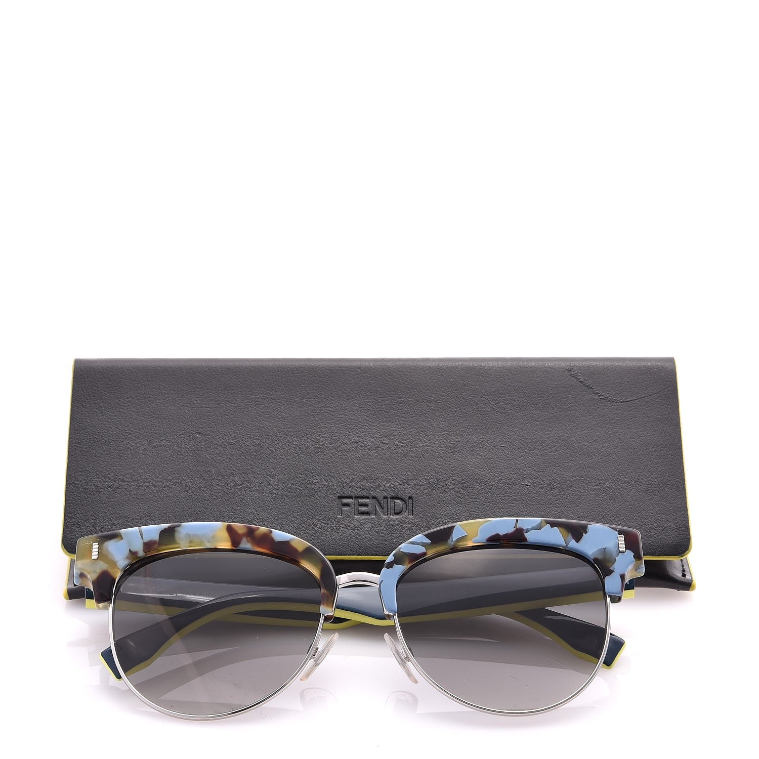 Fendi Sunglasses FF 0154/S Blue Havana 8 of 8