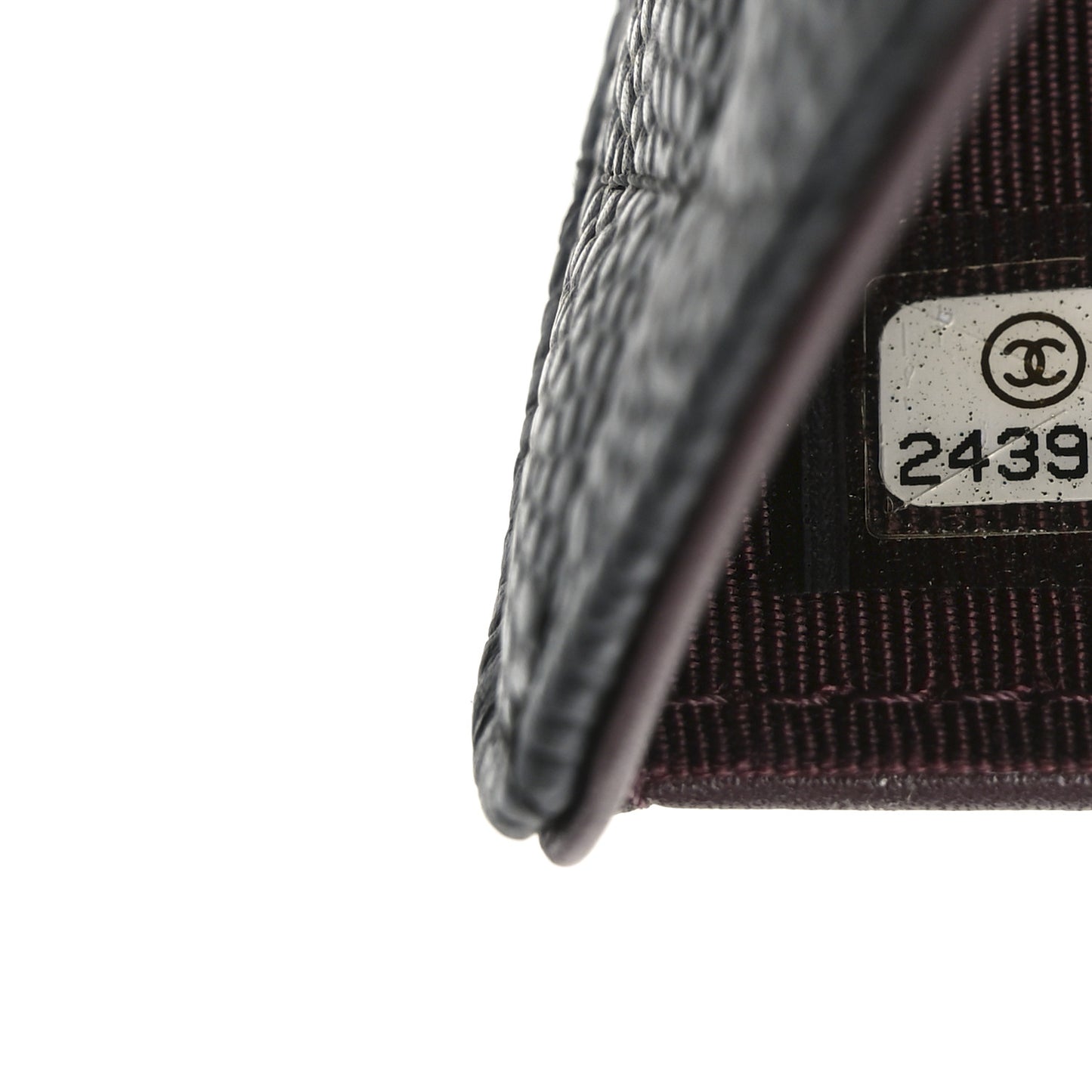Caviar Quilted Yen Wallet Black