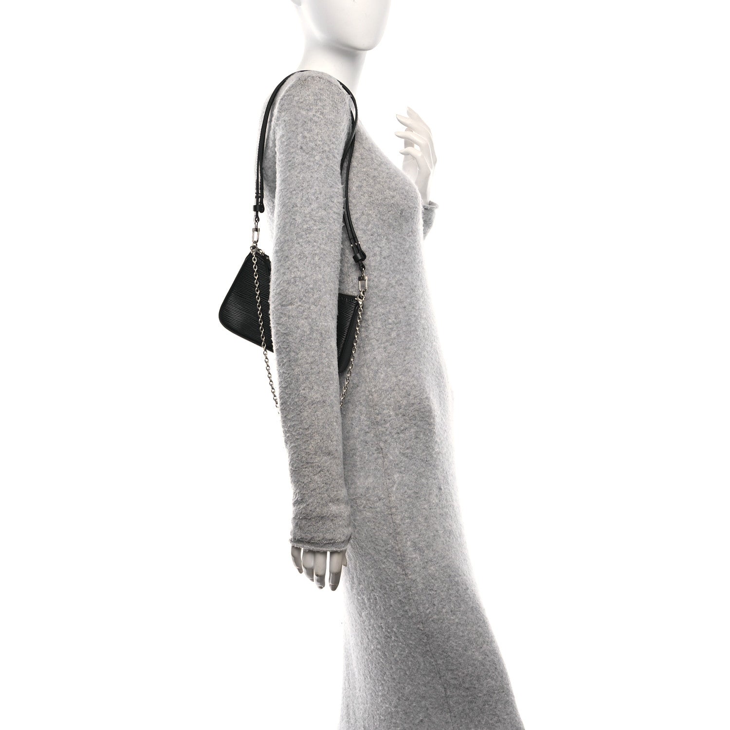 Louis Vuitton Epi Easy Pouch On Strap Black 2 of 10