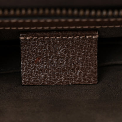 Gucci GG Supreme Monogram Web Messenger Bag Brown 6 of 18