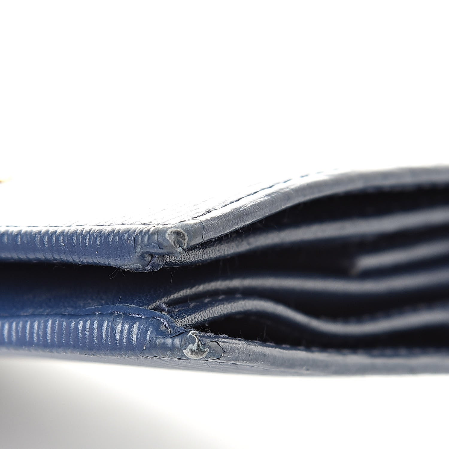 Prada Vitello Move Bi-Fold Wallet Bleuette 10 of 15