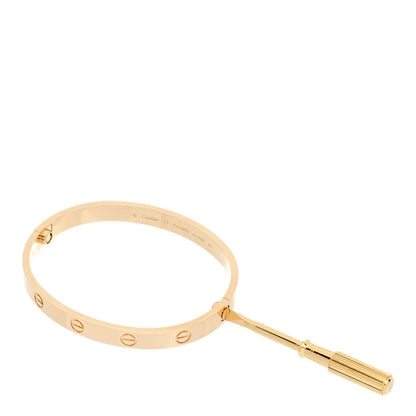 Cartier 18K Yellow Gold LOVE Bracelet 17 3 of 6