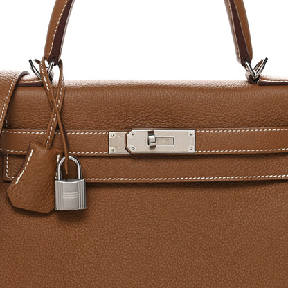 Hermes Togo Kelly Retourne 28 Gold 8 of 11