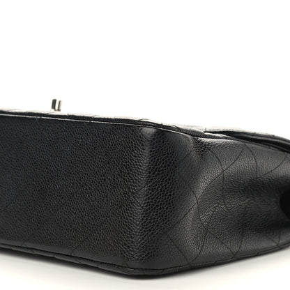 Chanel Caviar Quilted Jumbo Double Flap Black 11 of 11