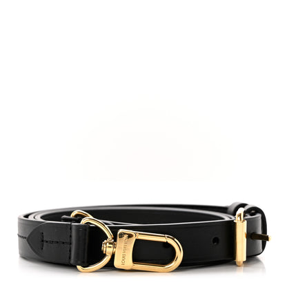 Louis Vuitton Calfskin Odeon Adjustable Shoulder Strap Black 1 of 3