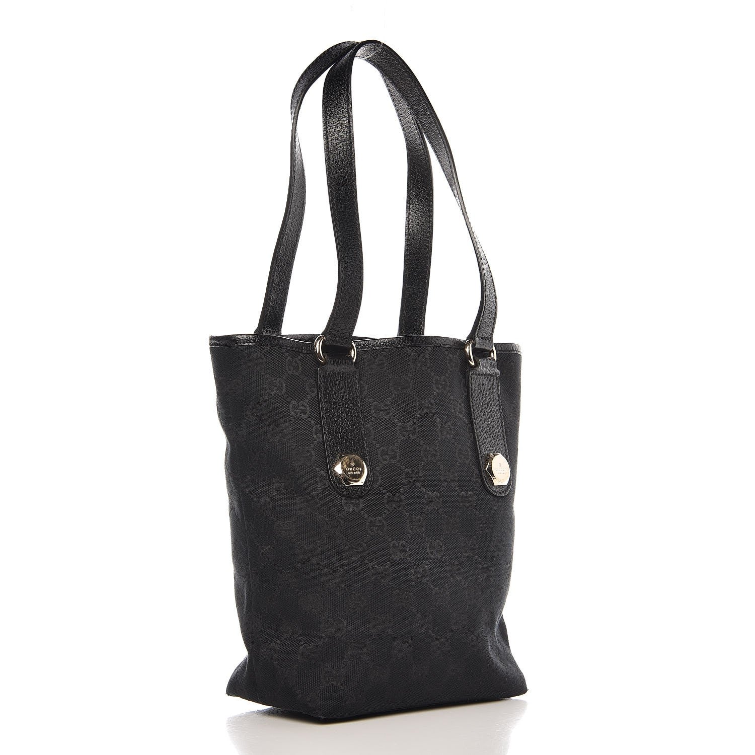Gucci Monogram Small Charmy Tote Black 3 of 7