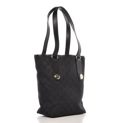 Gucci Monogram Small Charmy Tote Black 3 of 7
