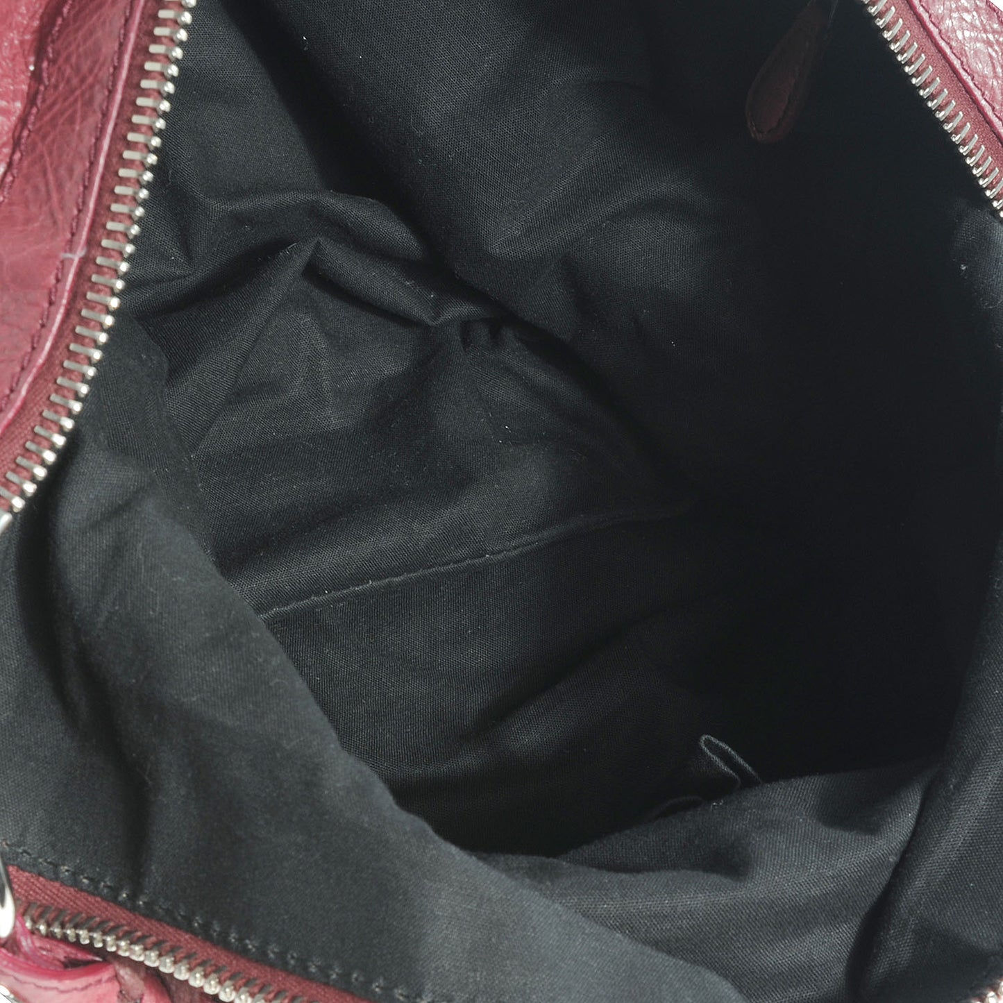 Agneau Giant 21 Silver Hardware Day Hobo Cassis