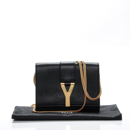 Saint Laurent Calfskin Small Classic Y Satchel Bag Black 9 of 9