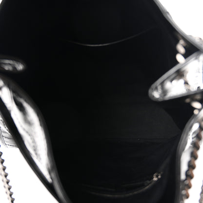 Saint Laurent Crinkled Calfskin Matelasse Monogram Large Niki Shopper Tote Black 5 of 11