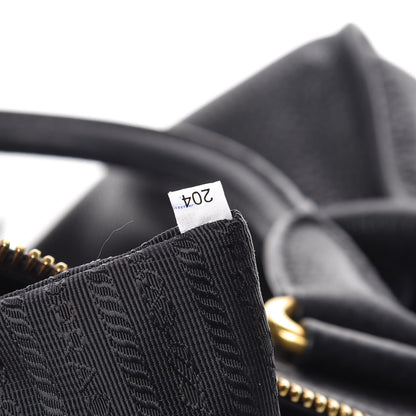 Prada Vitello Daino Shopping Satchel Black 7 of 11