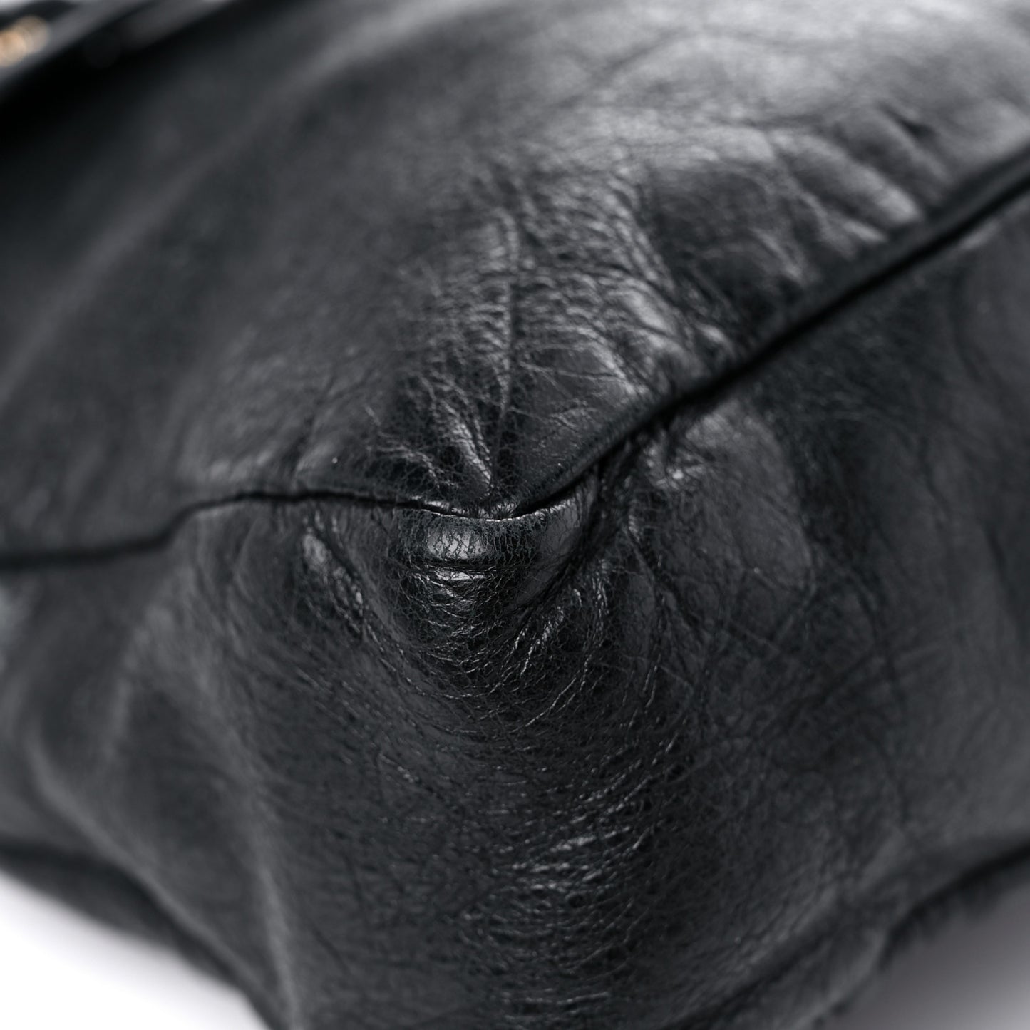 Agneau Giant 12 Rose Gold Hardware Town Black