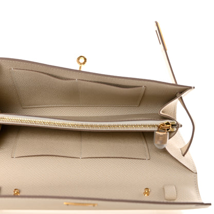 Hermes Epsom Kelly Wallet To Go Craie 5 of 7