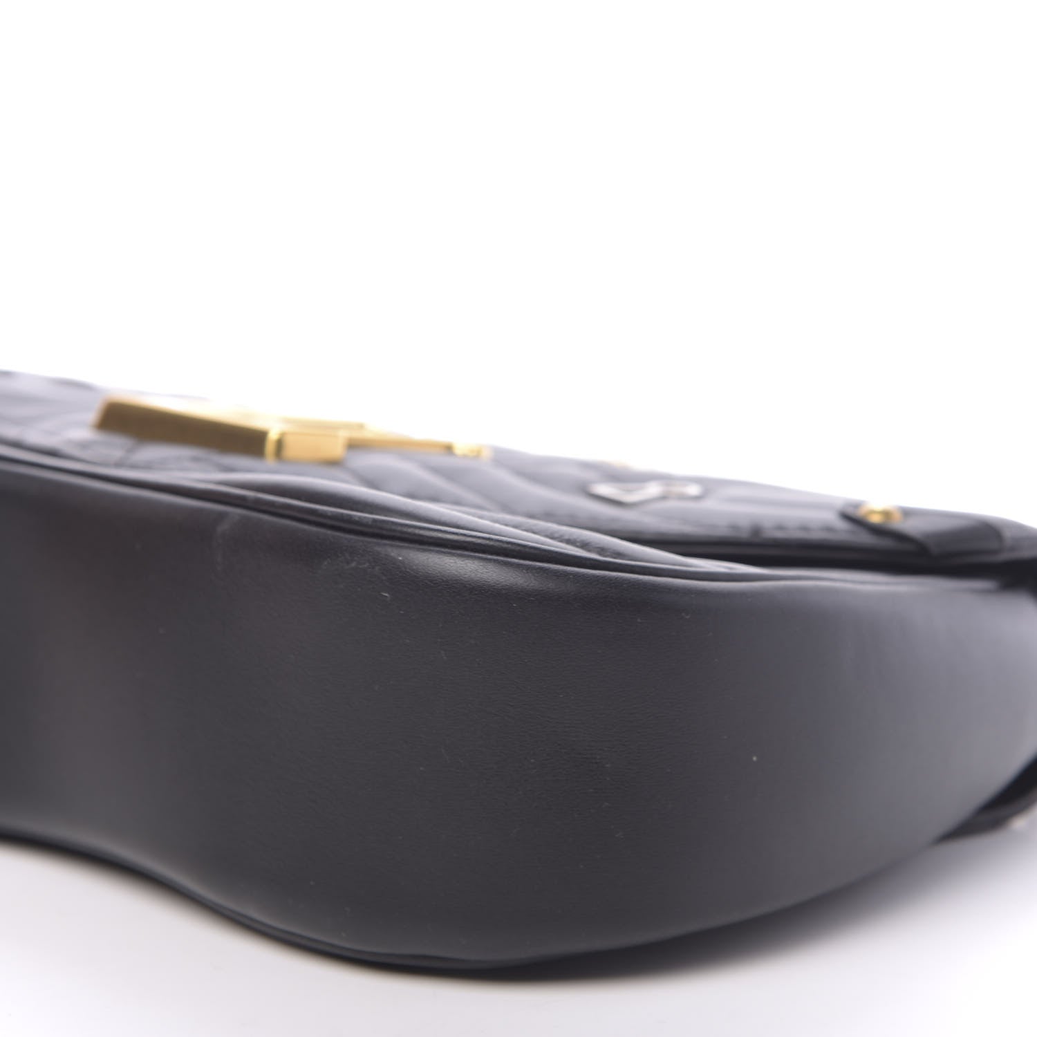 Louis Vuitton Calfskin Love Lock New Wave Chain MM Black 7 of 10