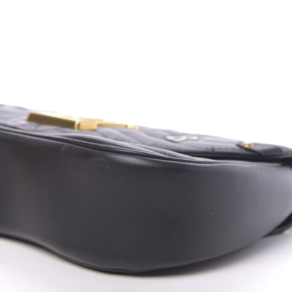 Louis Vuitton Calfskin Love Lock New Wave Chain MM Black 7 of 10