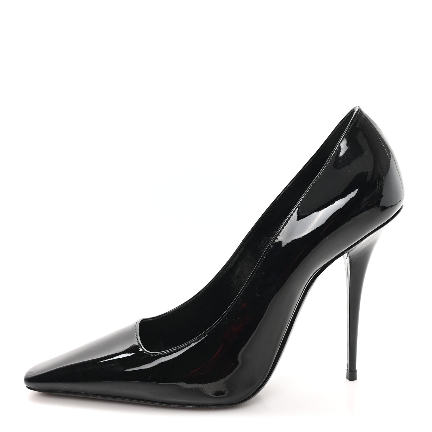 Saint Laurent Patent Instinct Pumps 37 Black 1 of 10