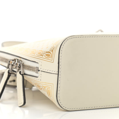 Gucci X SEGA Calfskin GUCCY Stars Mini Dome Shoulder Bag Mystic White Gold 9 of 12
