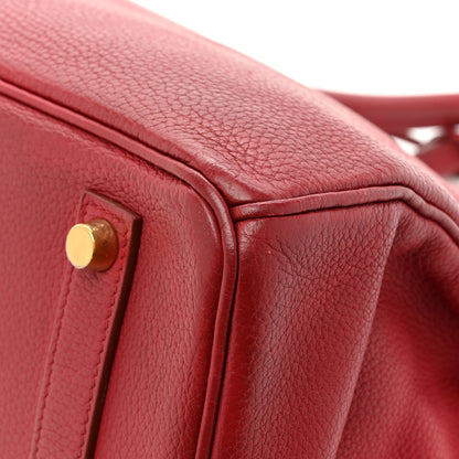 Hermes Togo BIRKIN 35 Rouge Grenat 17 of 22