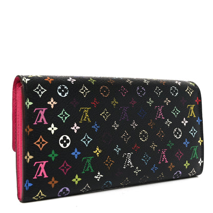 Louis Vuitton Monogram Multicolor Sarah Wallet Black Grenade 3 of 6