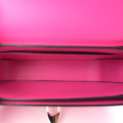 Valentino Garavani Smooth Calfskin Enamel Tonal Small Rockstud23 Shoulder Bag Pink PP 5 of 9