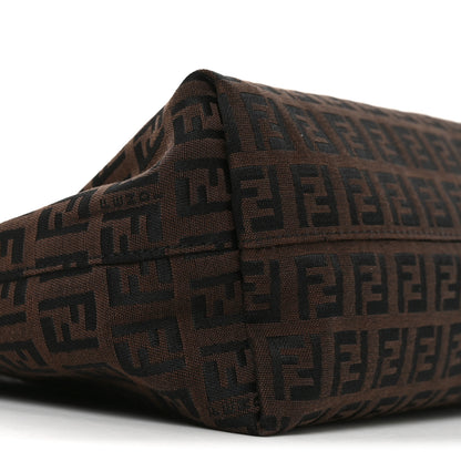 Fendi Zucchino Small Roll Tote Tobacco Moro 8 of 9