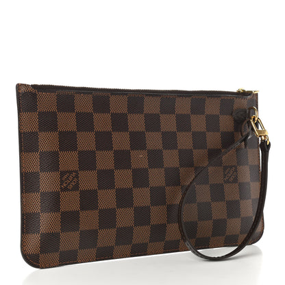 Louis Vuitton Damier Ebene Neverfull MM GM Pochette 3 of 11