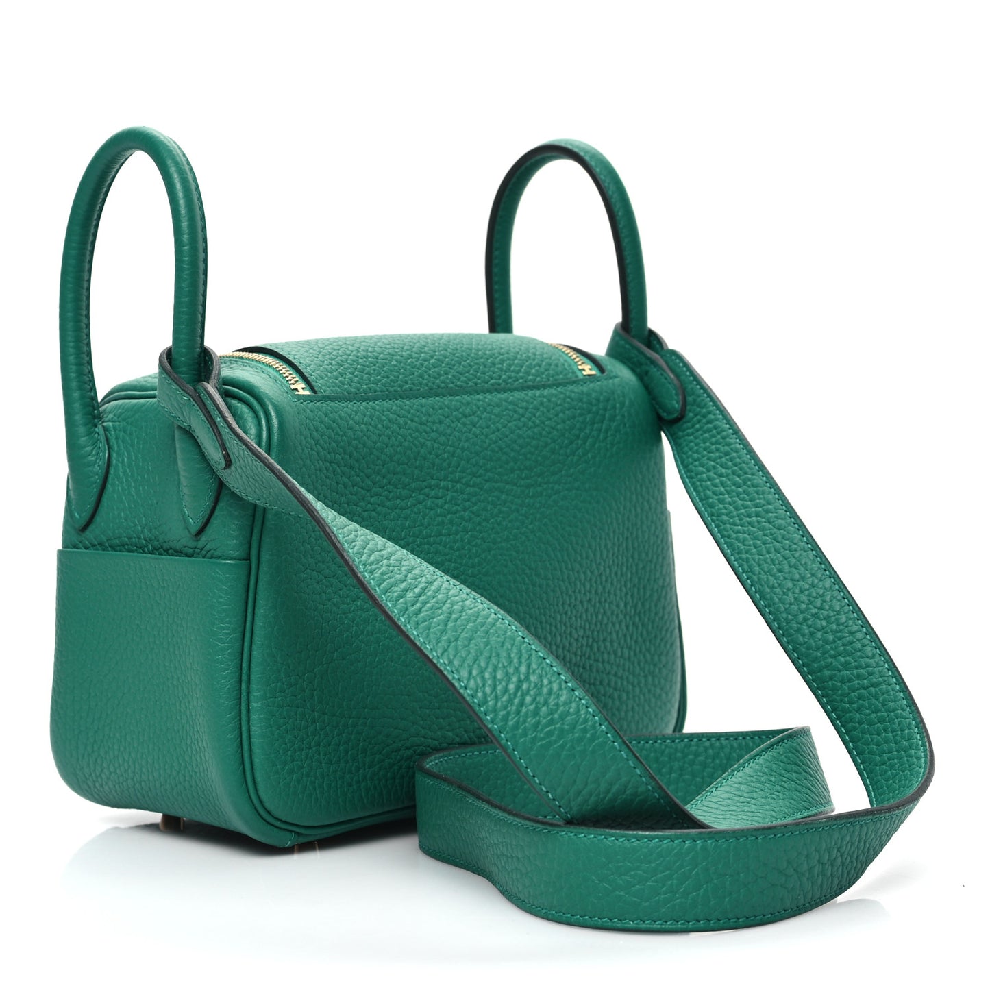 Taurillon Clemence Mini Lindy 20 Vert Vertigo